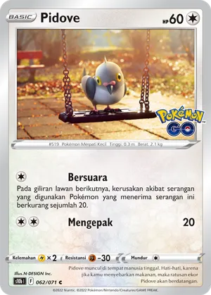 Pidove (Pokémon GO 062/071)