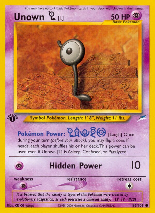 Pokémon Card Database - Neo Destiny - #60 Unown [Z]