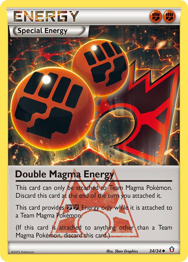 Double Magma Energy Double Crisis 34/34 Uncommon