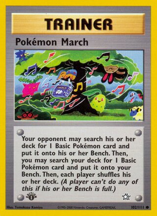 Pokémon March (Neo Genesis 102/111)