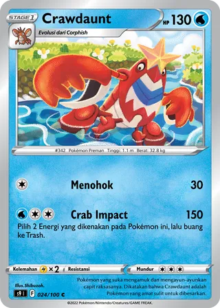 Crawdaunt (Star Birth 024/100)