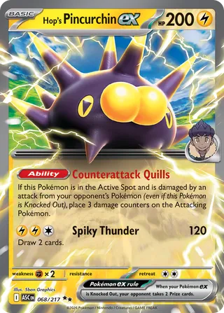 Hop's Pincurchin ex (Ascended Heroes 068/217)