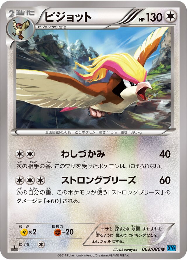 063/080 Pidgeotピジョット U