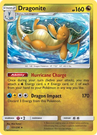 Dragonite (Unified Minds 151/236)