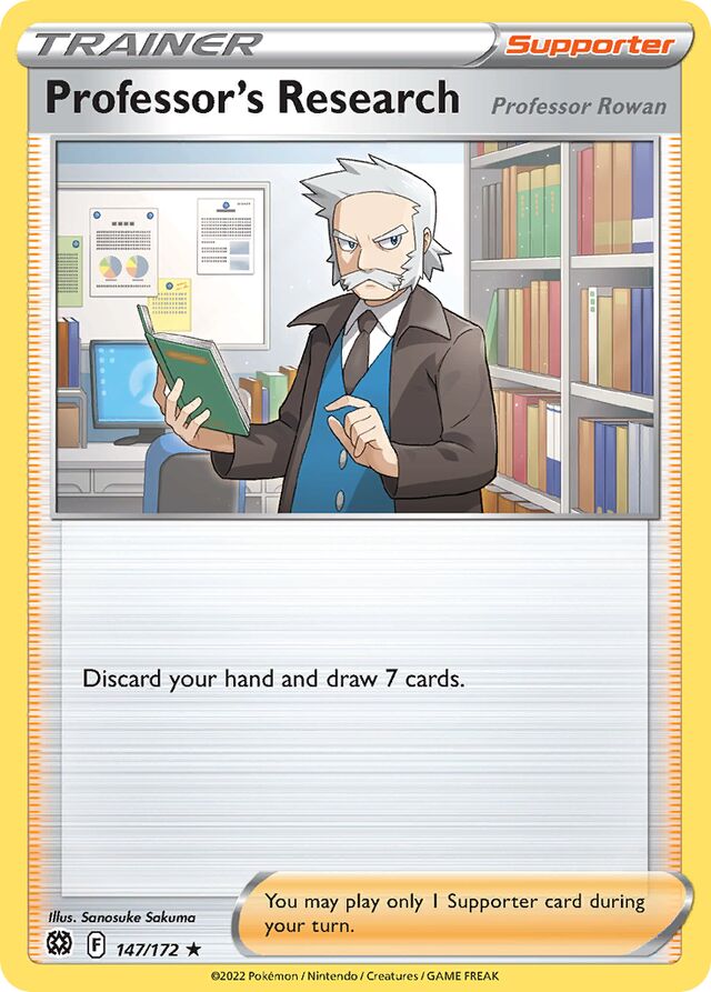 147/172 Professor's Research [Professor Rowan] BRS Rare Holo