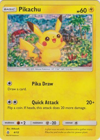 Pikachu McDonald's Collection 2018 4/12 —