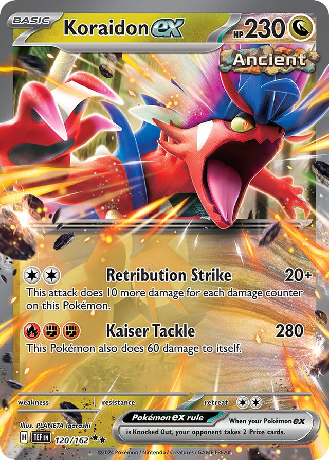 120/162 Koraidonex TEF Double Rare
