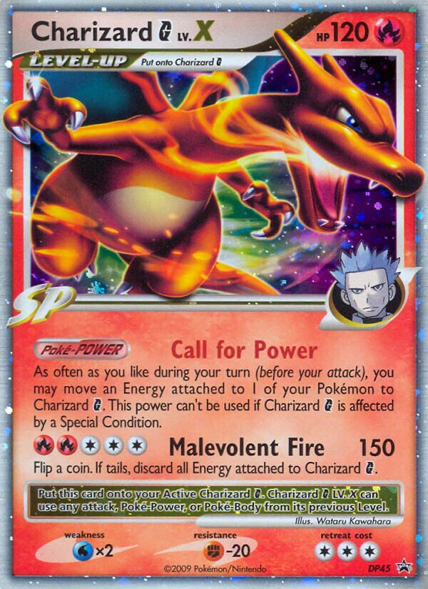 Charizard Pokémon G LV.X DP Black Star Promos DP45 PROMO