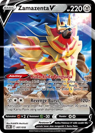 Zamazenta V (Scizor ex Tactics Deck 007/018)
