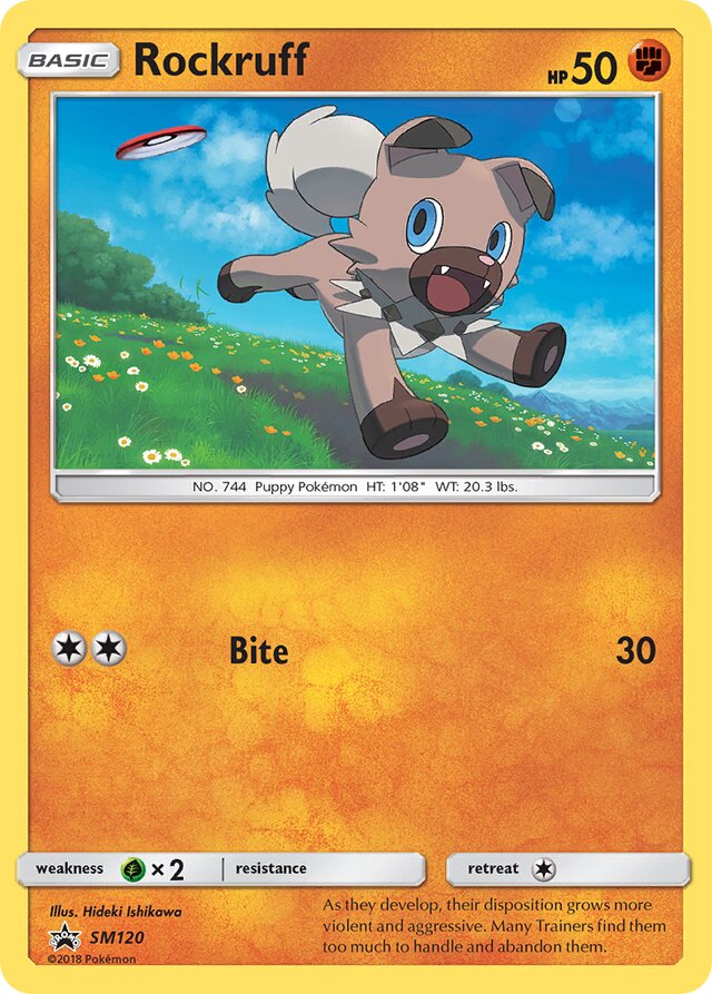 SM120 Rockruff SMP PROMO