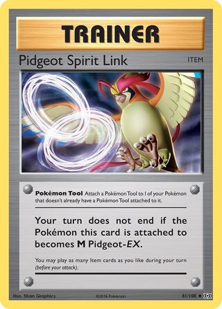 Pidgeot Spirit Link (Evolutions 81/108)
