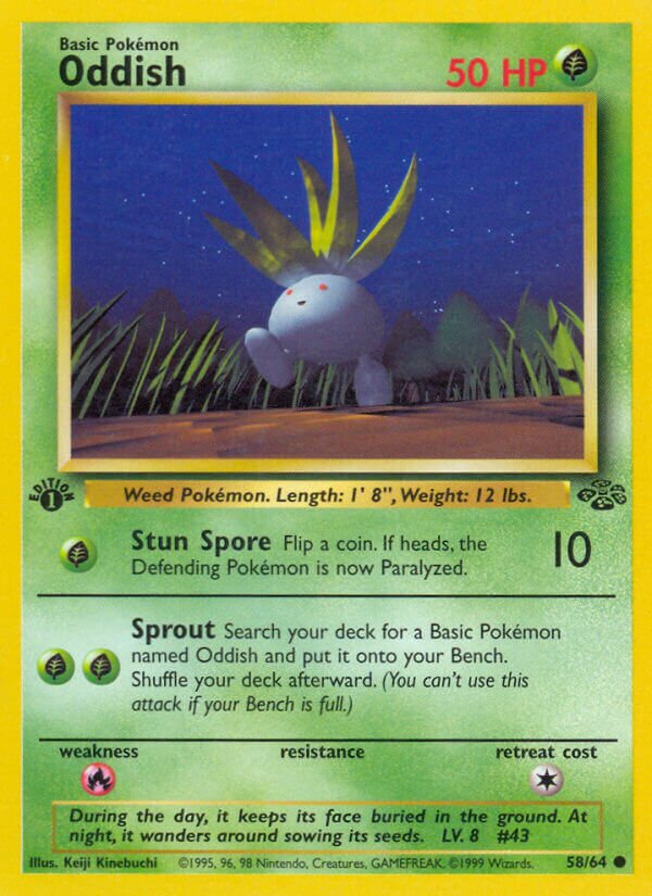 Oddish Jungle 58/64 Common