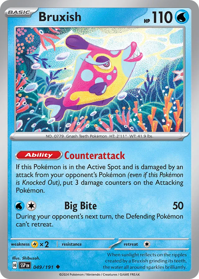 049/191 Bruxish SSP Uncommon