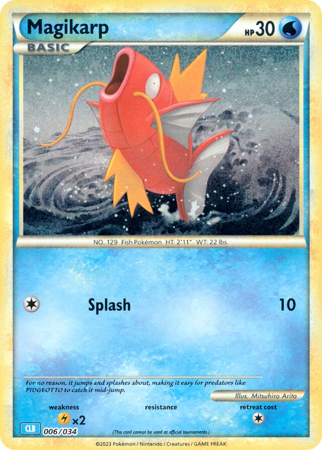 Magikarp Blastoise & Suicune ex Deck 006/034