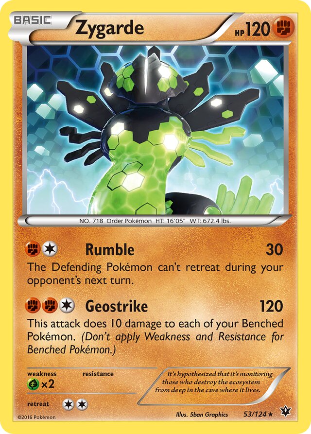Zygarde Fates Collide 53/124 Rare