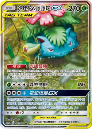 Venusaur & Snivy-GX (Striking Competition 063/061)