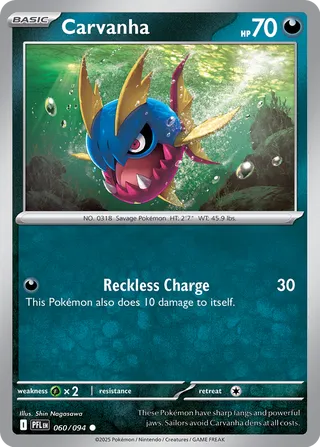 Carvanha (Phantasmal Flames 060/094)