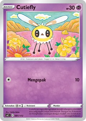 Cutiefly (Evolution V Starter Deck 081/172)