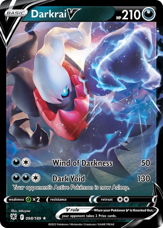 098/189 DarkraiV ASR Ultra-Rare Rare