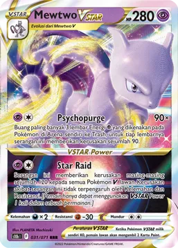 Mewtwo VSTAR (Pokémon GO 031/071)