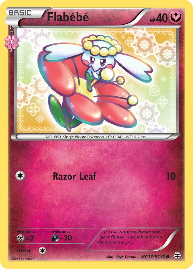 Flabébé Generations Radiant Collection RC17/RC32 Common