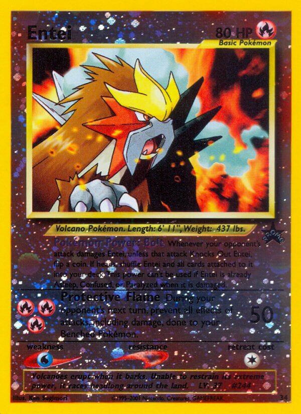 Entei Wizards Black Star Promos 34 PROMO
