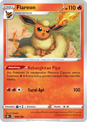 Flareon (VMAX Climax 018/184)
