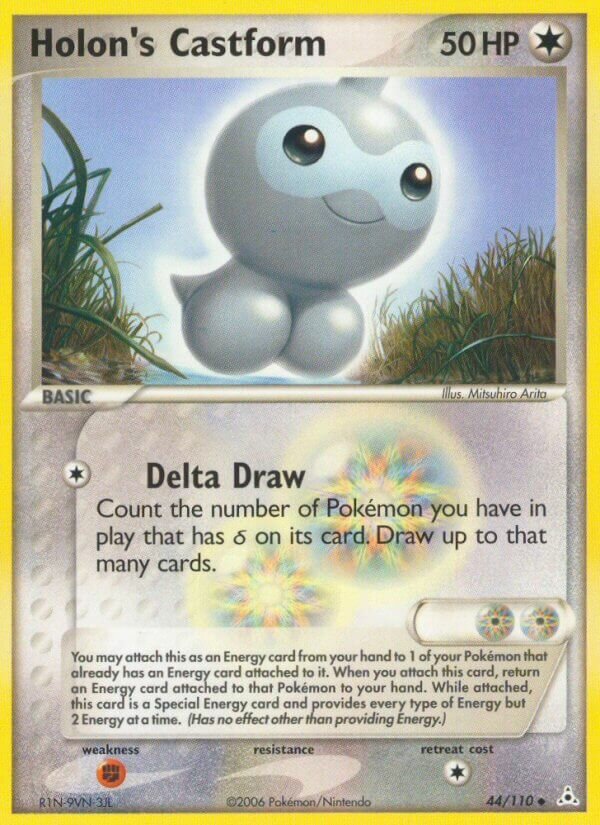 Holon's Castform 44/110 3 EX HOLON PHANTOMS UNCOMMON PTCG