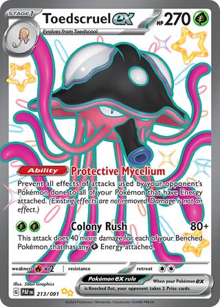 Toedscruel ex (Paldean Fates 213/091)