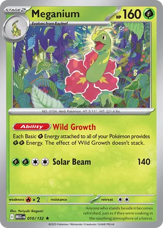 010/132 Meganium MEG Rare