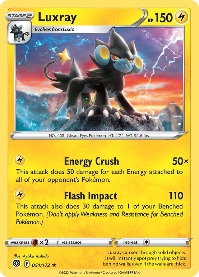 051/172 Luxray BRS Rare
