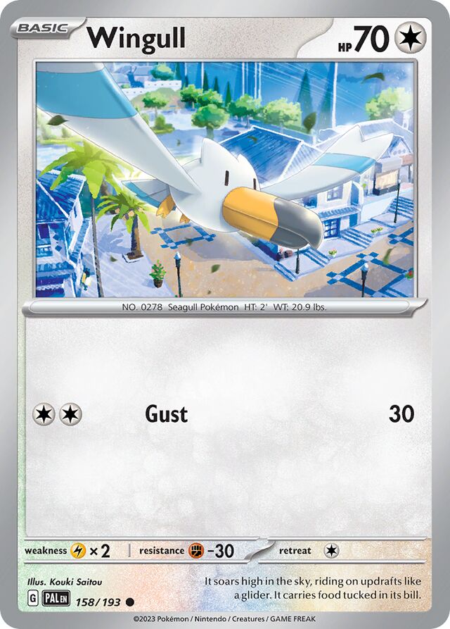 Wingull Paldea Evolved 158/193 Common