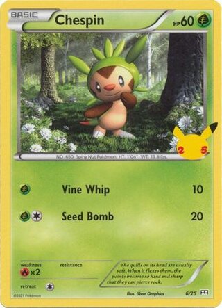 Chespin (McDonald's Collection 2021 6/25)