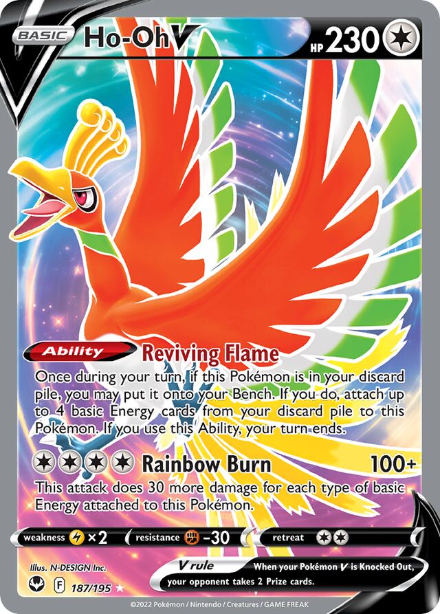 Ho-Oh Ex All Pokemon Cards