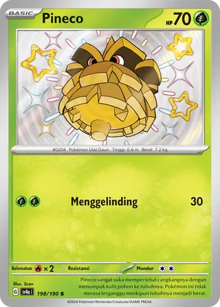 Pineco (Shiny Treasure ex 198/190)