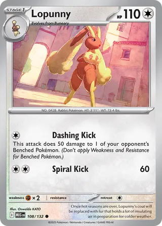 108/132 Lopunny MEG Common