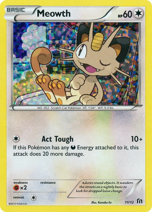 Meowth McDonald's Collection 2016 11/12 —