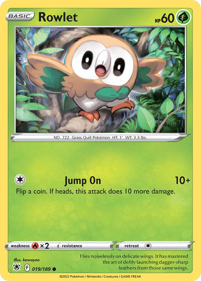 019/189 Rowlet ASR Common