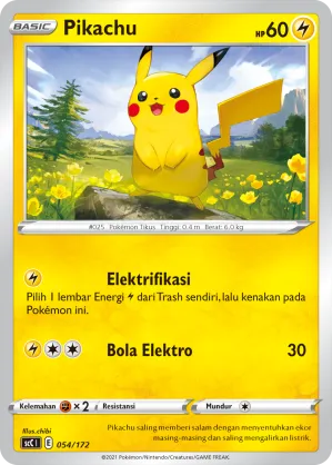 Pikachu (Evolution V Starter Deck 054/172)
