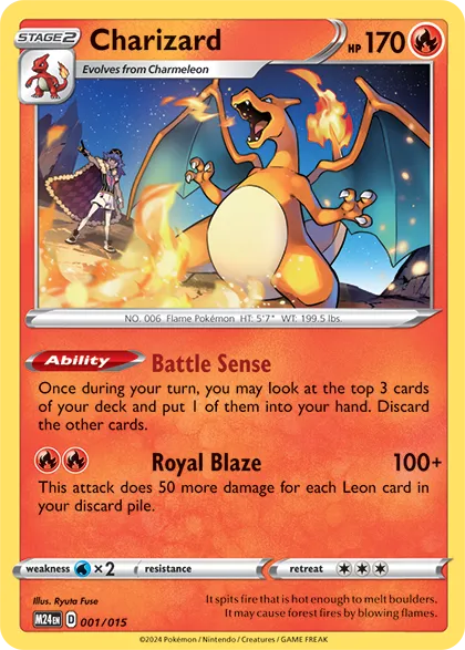 Charizard McDonald's Collection 2024 001/015 —