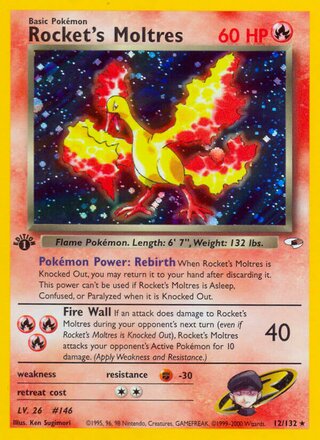 Rocket's Moltres (Gym Heroes 12/132)