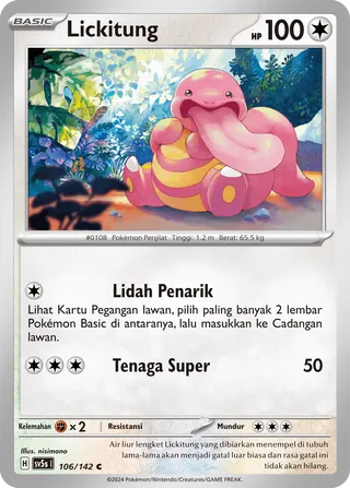 Lickitung (Ace Paradox 106/142)