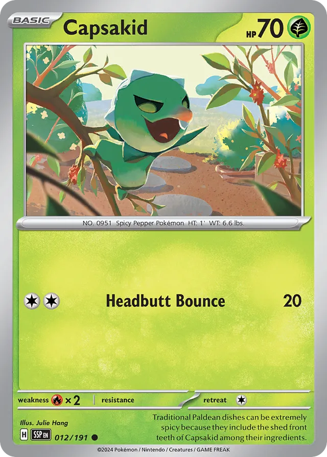 012/191 Capsakid SSP Common