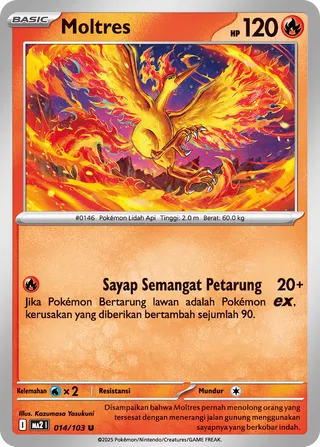 Moltres (Blue Blaze 014/103)