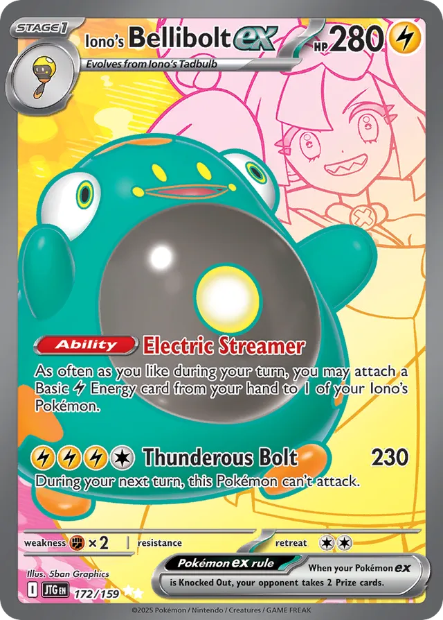 Iono's Belliboltex Journey Together 172/159 Ultra Rare