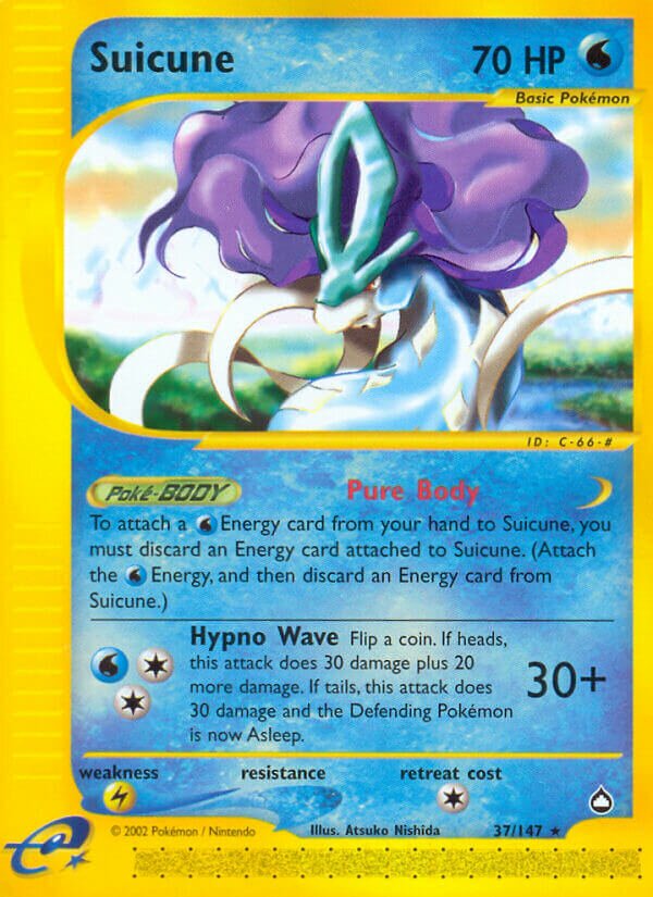 37/147 Suicune AQ Rare