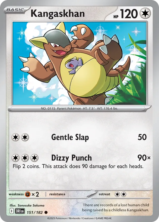 Kangaskhan Destined Rivals 151/182 Common