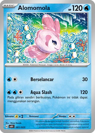 Alomomola (Quaxly & Mimikyu ex Starter Deck ex 001/023)