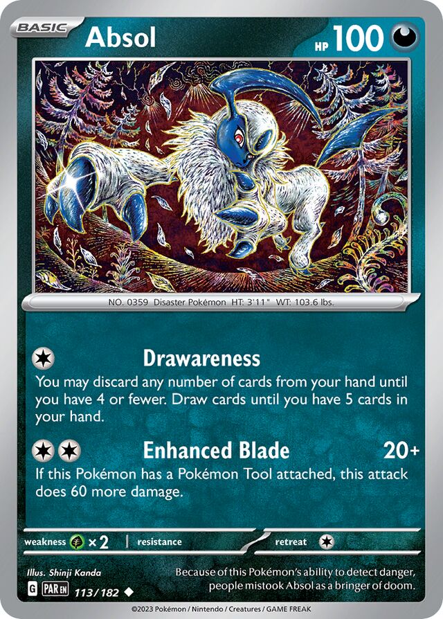 Absol Paradox Rift 113/182 Uncommon
