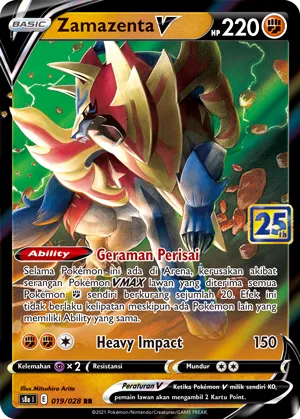 Zamazenta V (25th Anniversary Collection 019/028)